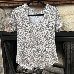 Cheeta print shirt